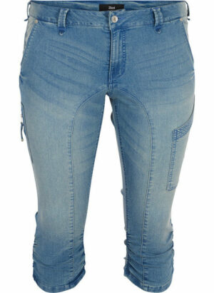 Capri jeans med fede detaljer fra Zizzi