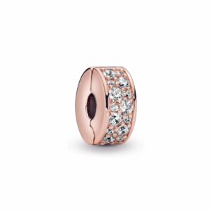 Clear Pav�� Clip Charm