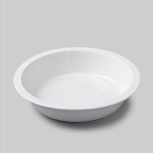 Porcelain Round Pie Dish Straight Edge / 27cm *