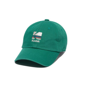 레인보우 자수 볼캡 GREEN