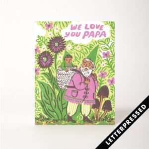 Affectionate Dad Gnome Card
