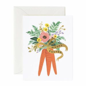 Vegetable arrangement greeting card