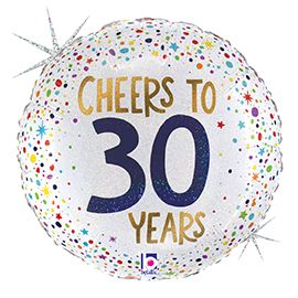 Celebration Balloon 18 Foil Mylar Adult Milestone Balloon Helium Filled
