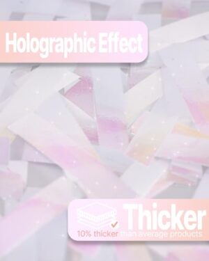 Iridescent White Curling Ribbon - 600 Yards