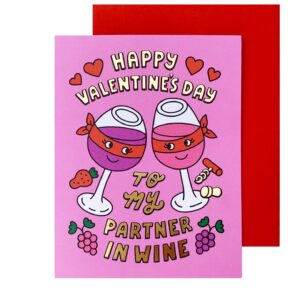 wine companion valentine's day card