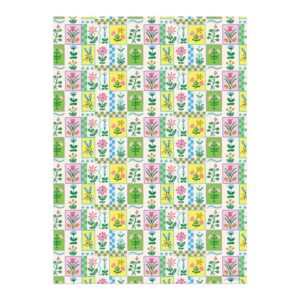 vintage floral wrapping paper