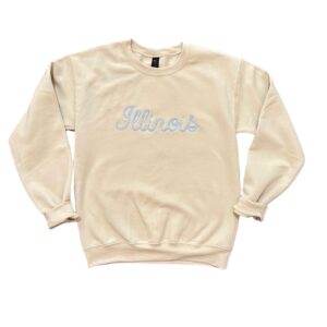 embroidered sweatshirt
