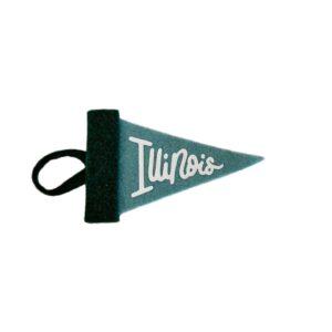 Mini Felt Pennant - Winter Blues