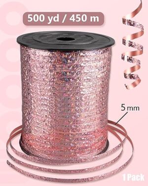 Pink Curling Ribbon for Crafts