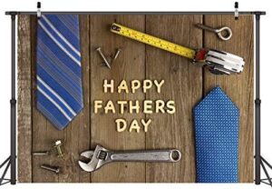 happy-fathers-day-backdrop-fathers-day-wood-wall-photography-backdrops-fathers-day-party-decor