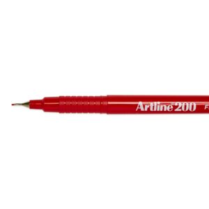 Fine Line Pen 0.4mm Red