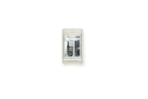 two-step long point sharpener white