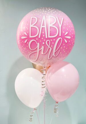 Rainbow Black Foil Balloon with Stripes and Stars