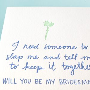 Will You Be My Bridesmaid?