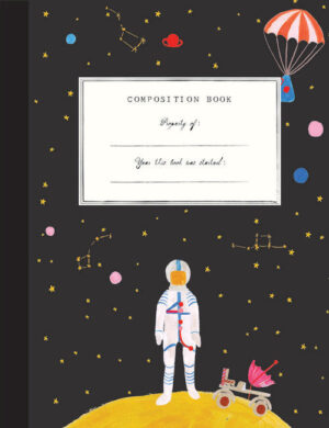 outer space composition book
