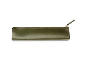 Zipper Pen Case Small Green