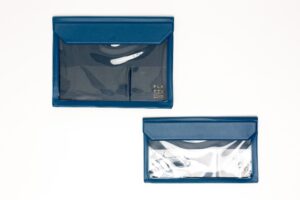 Rubber Envelope Pouch Navy