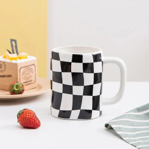jiuwang-wholesalers-modern-checkerboard-irregular-luxury-custom-logo-christmas-ceramic-coffee-mugs-mugs-ceramic