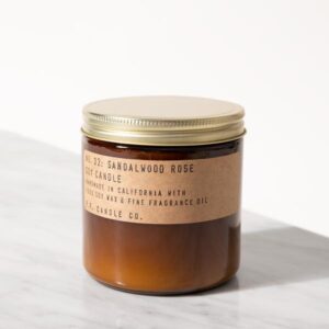 Sandalwood Rose Scented Candle 12.5 oz