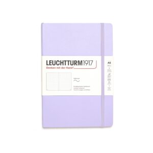 Softcover Medium Notebook A5 Lavender Dotted