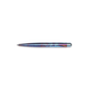 polished blue ballpoint pen