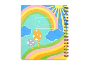 Standard Notebook with Rainbow Design