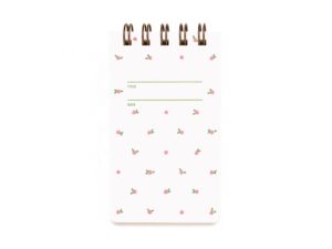 Compact Floral Pink Notebook