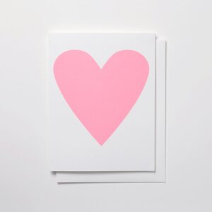 Soft Pink Heart Card