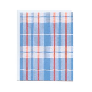 multi-color patterned card