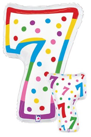 Number 7 Foil Balloon
