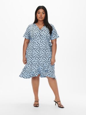 CarLivia Wrap Knee Dress