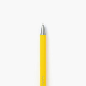 yellow wooden pocket pen