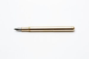 Vintage Brass Compact Fountain Pen