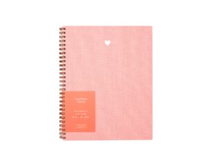 Pink Heart Notebook Lined