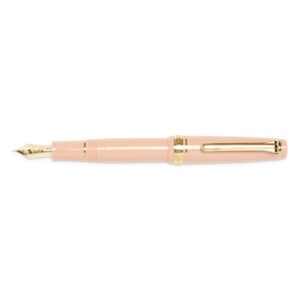 slim mini zyne pink fountain pen medium fine