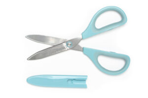 Stainless Steel Hybrid Arch Scissors Blue