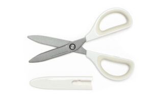 Ergonomic Hybrid Arch Scissors White