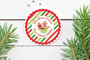 Holiday Baking Stickers Set
