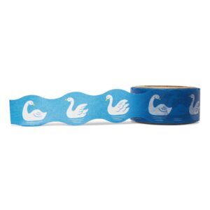retro decorative tape bird