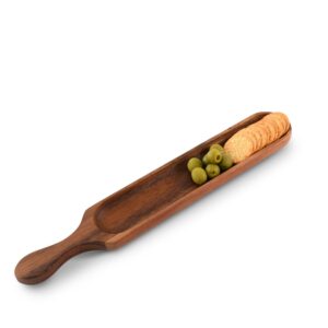 Wood Cracker Tray with Handle