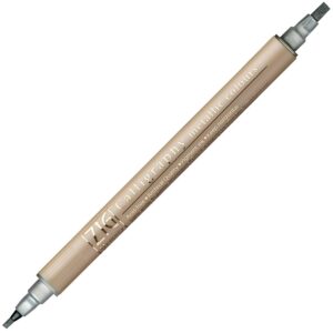 metallic calligraphy pen silver