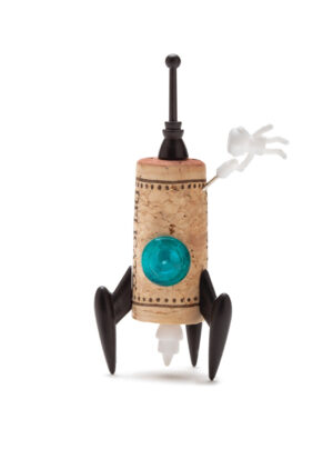 space-themed cork decor
