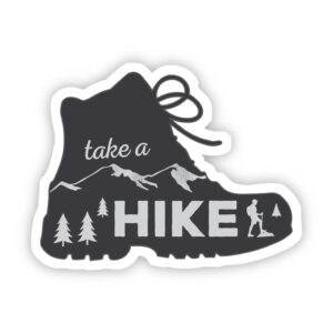 Take A Hike Boot Sticker