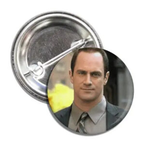 Crime Drama Character Pinback Button