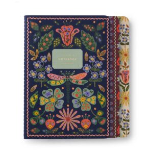 patterned stitch notebook lined