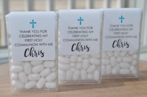Communion Party Favor Mint Labels Set of 24