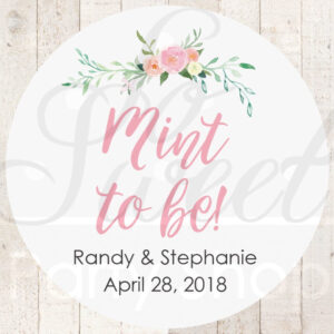Wedding Favor Stickers Set
