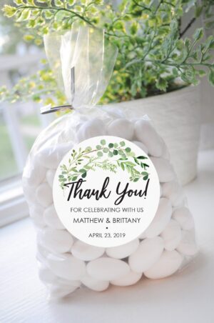 thank you stickers set of 24