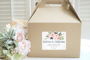 welcome gable boxes and stickers - set of 6
