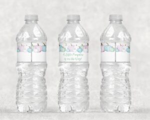 Baby Shower Water Bottle Labels - Gender Reveal Set